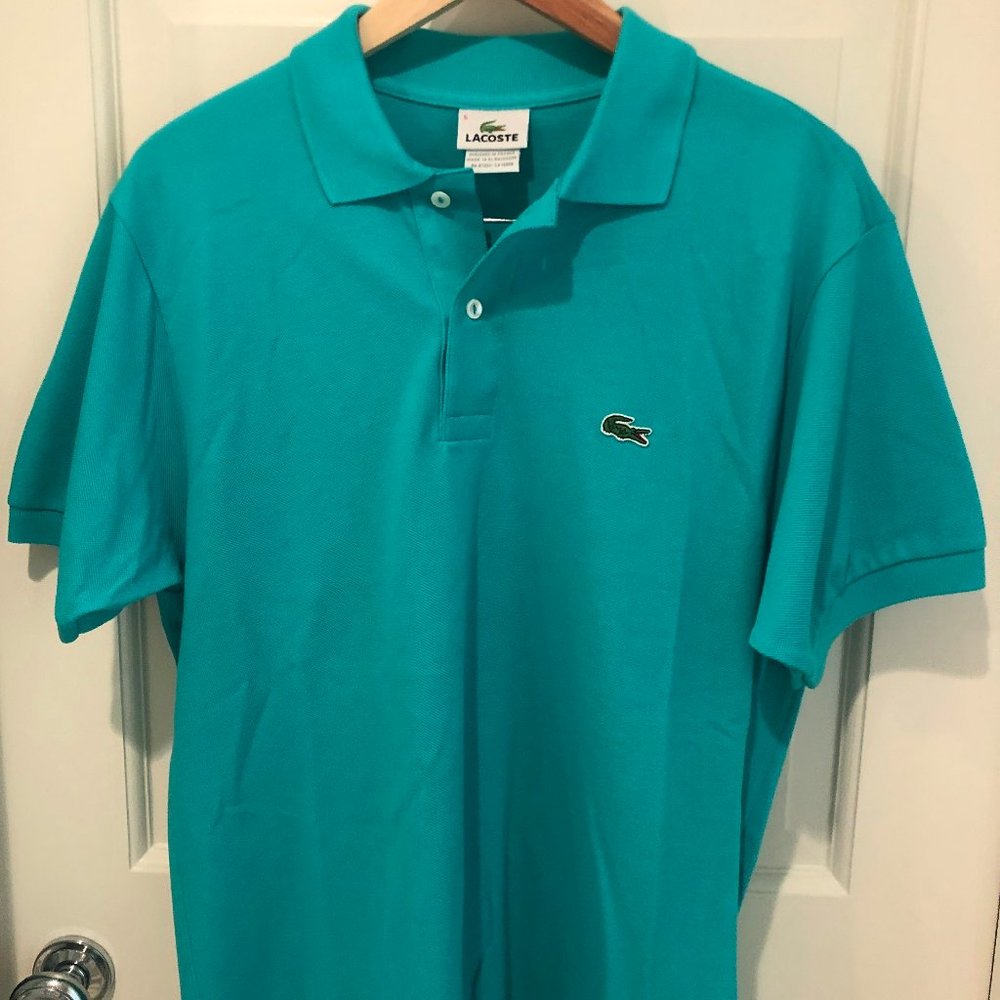 Teal Lacoste Polo